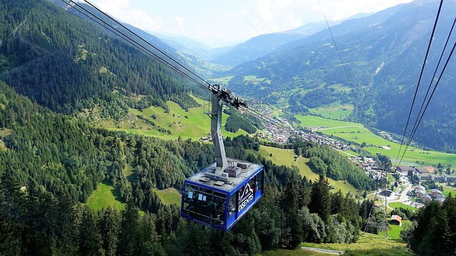 Nordkettenbahn cable car from innsbruck